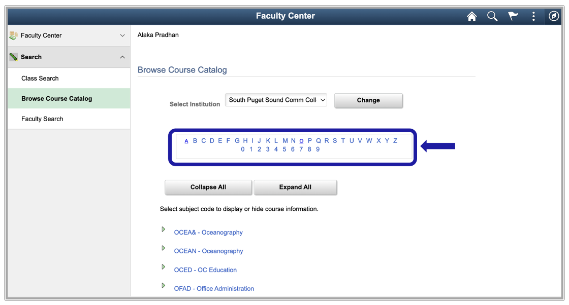 Faculty - Browse course catalog 6